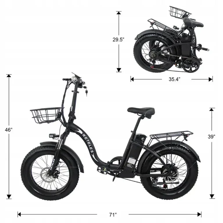 Keteles KF9 Vélo Électrique Pliable Tout-Terrain image 2