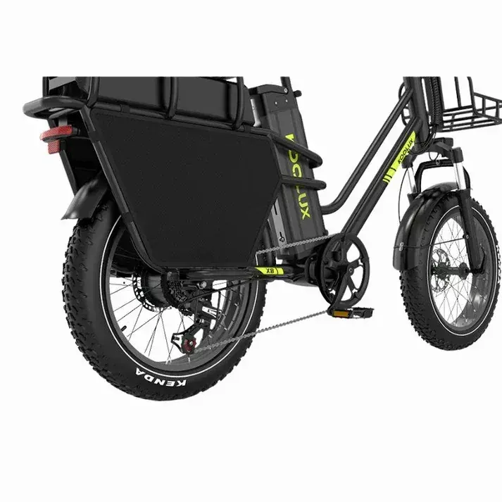 Écran TW35H du Koolux X8 affichant vitesse et niveau de batterie.