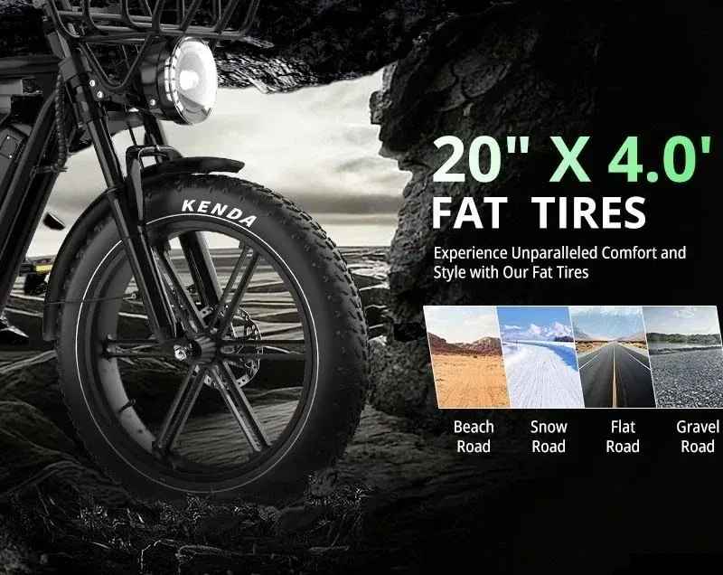 Koolux X9 Pro en usage urbain, cycliste roulant sur une piste cyclable, suspension avant active.