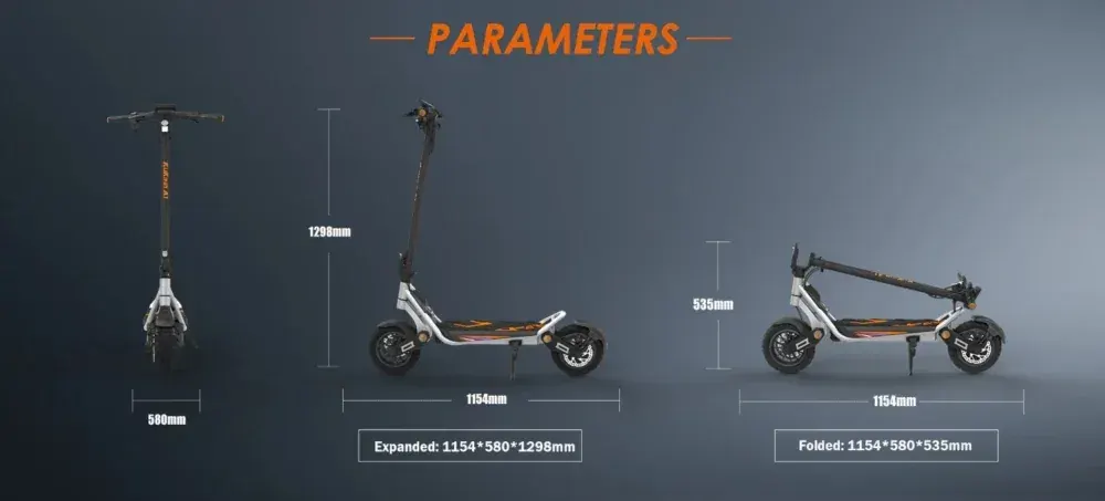 Kukirin A1 Trottinette Électrique Pliable image 2