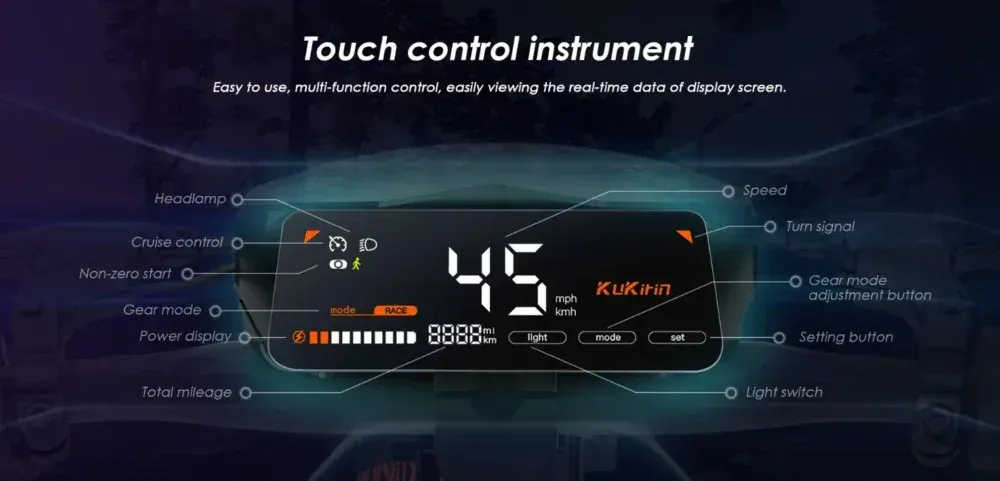 Kukirin G2 Trottinette Électrique Puissante image 11