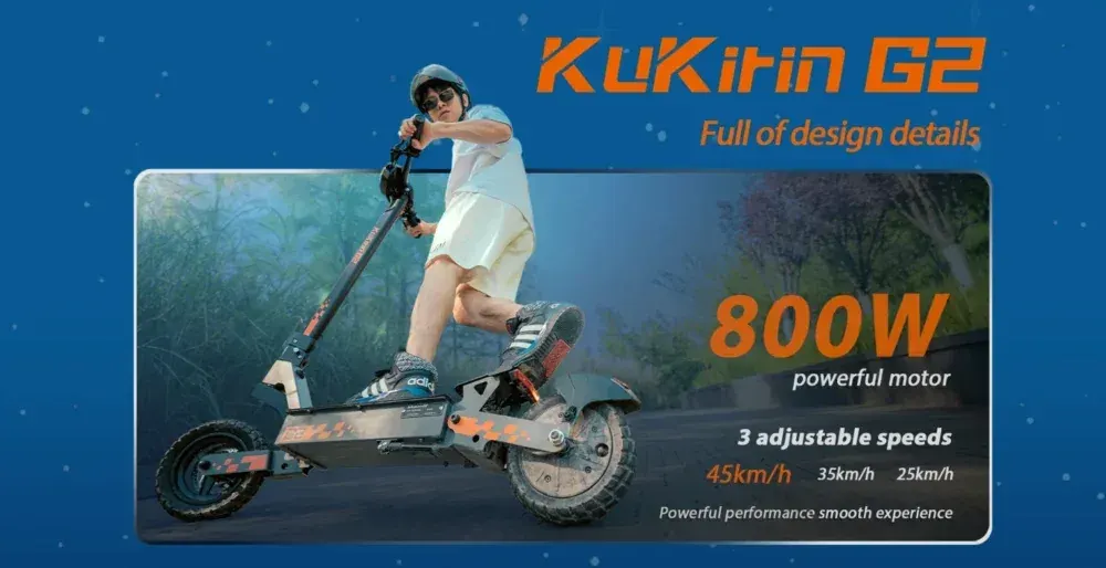 Kukirin G2 Trottinette Électrique Puissante image 7