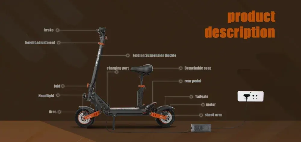 Kukirin G2 Max Trottinette Électrique image 5