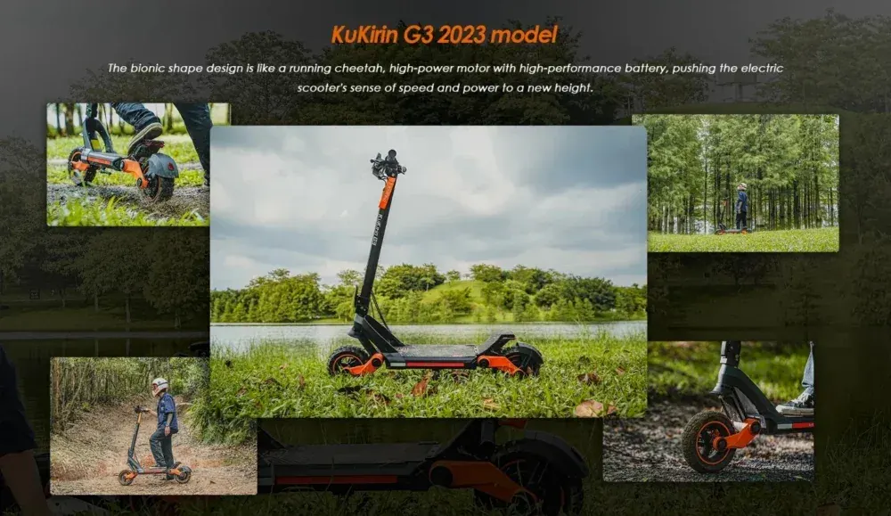 Kukirin G3 Trottinette électrique tout-terrain image 12