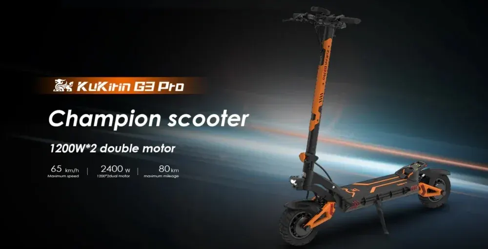 Kukirin G3 Pro Trottinette Électrique Double Moteur image 3