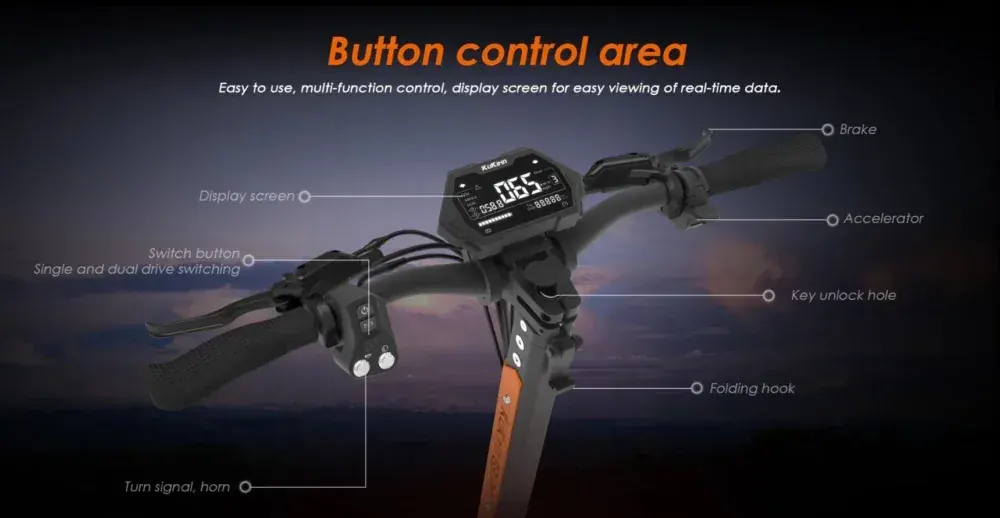 Kukirin G3 Pro Trottinette Électrique Double Moteur image 9