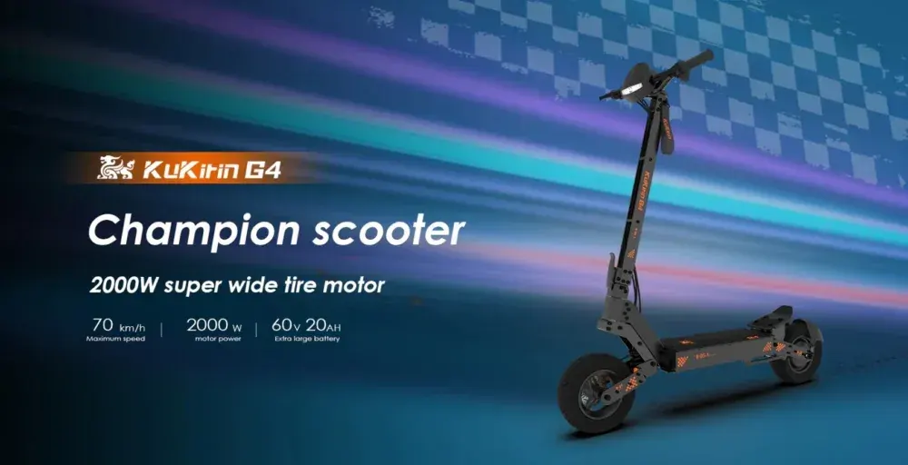 Kukirin G4 Trottinette électrique puissante image 3