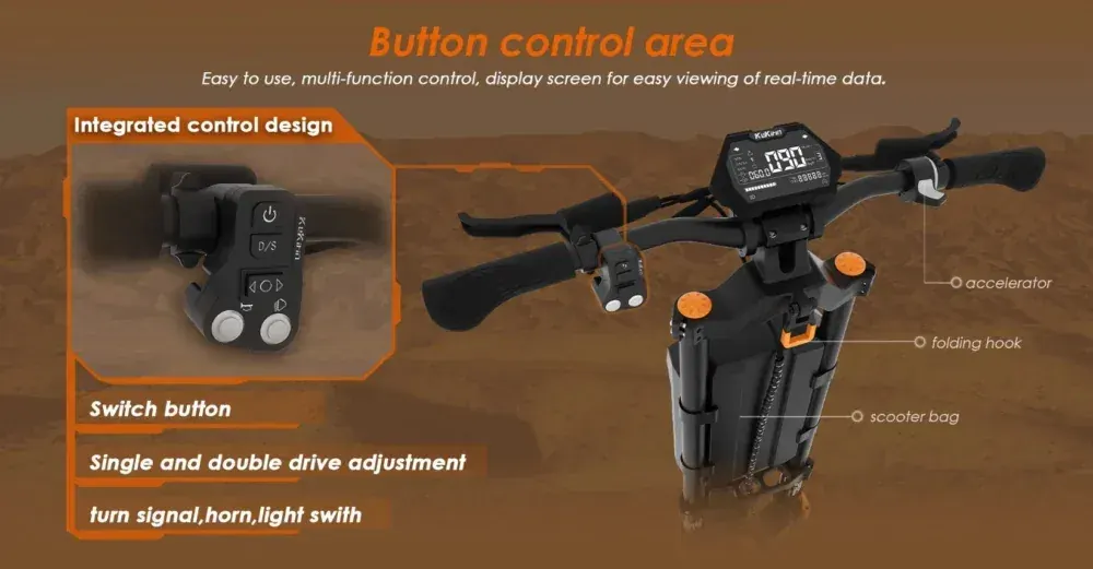 Kukirin G4 Max Trottinette électrique image 11