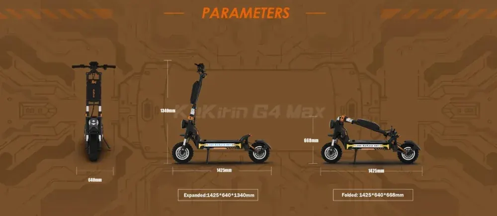 Kukirin G4 Max Trottinette électrique image 2