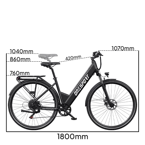 Onesport OT12 Vélo électrique urbain image 2