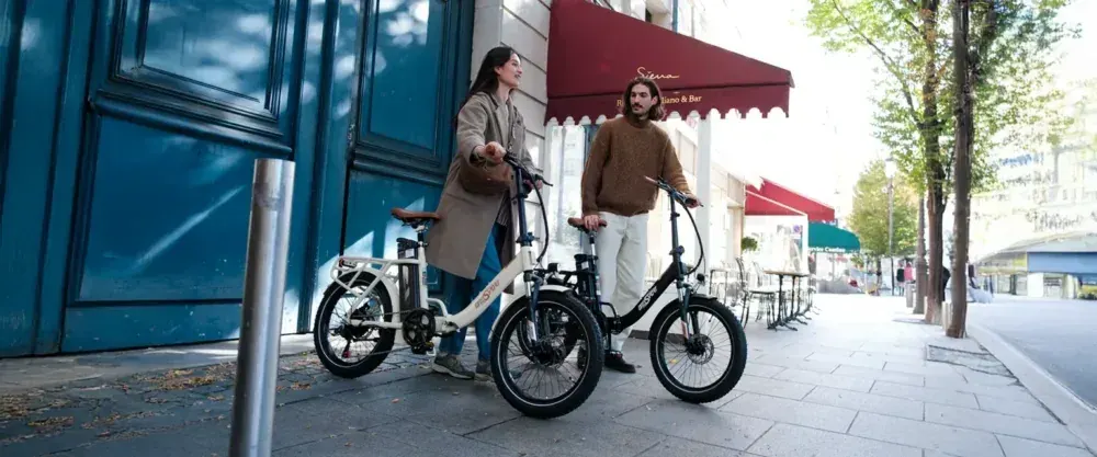 Onesport OT16-2 Vélo électrique pliant image 3