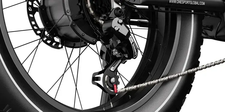 Onesport OT16 Max plié, montrant sa compacité pour le transport et le stockage.