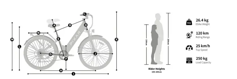 Pixar Cruiser Vélo Électrique Urbain Confort image 2
