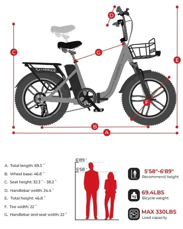 Samebike C05 Pro Vélo Électrique Pliant image 2