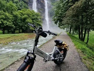 Samebike LOTDM200-II Vélo électrique Fat Tire pliable image 9
