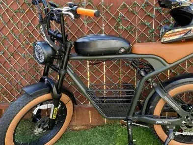 Samebike M20 Vélo électrique fat bike rétro image 11