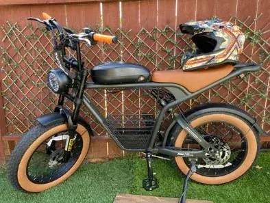 Samebike M20 Vélo électrique fat bike rétro image 3