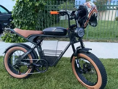 Samebike M20 Vélo électrique fat bike rétro image 4