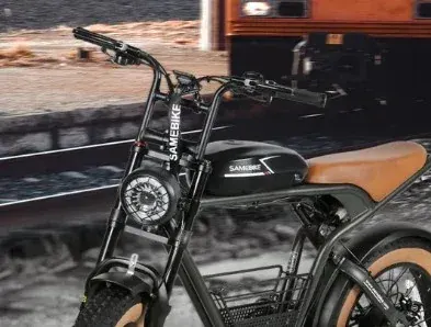 Samebike M20 Vélo électrique fat bike rétro image 6