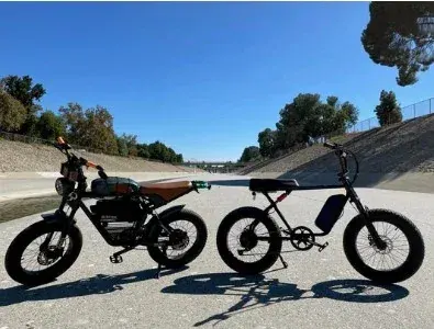 Samebike M20 Vélo électrique fat bike rétro image 9