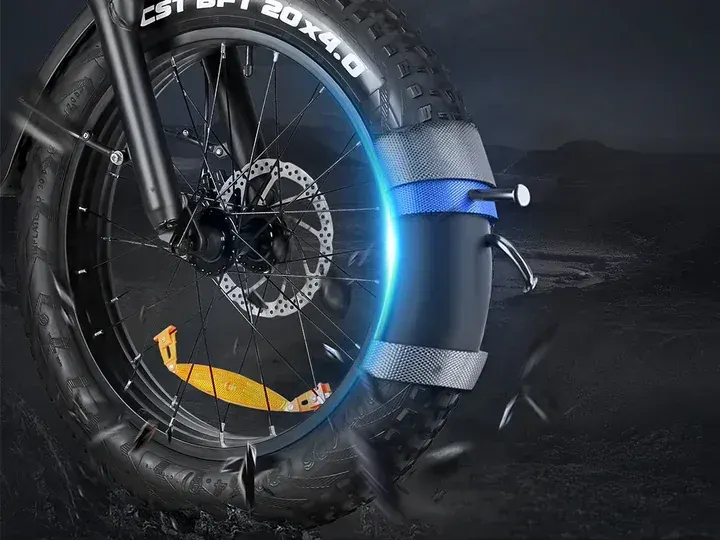 Samebike RS-A02 Pro – Vélo électrique Fat Bike tout terrain image 10