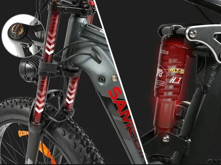 Samebike RS-A08-II Vélo électrique Fat Bike tout-terrain image 7