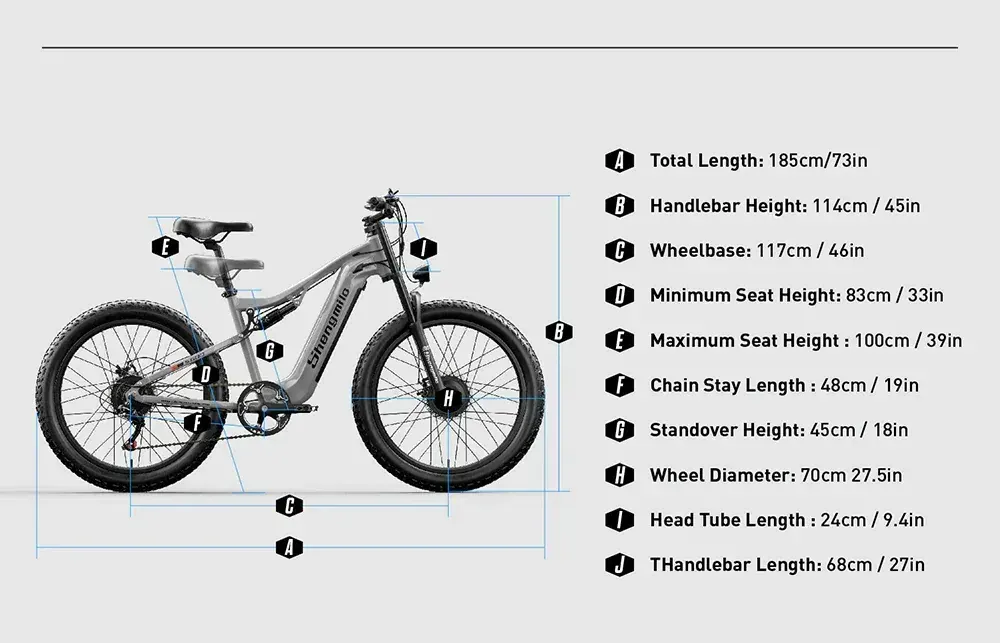 Shengmilo S600 Vélo Électrique Fat Bike Tout-Terrain image 2
