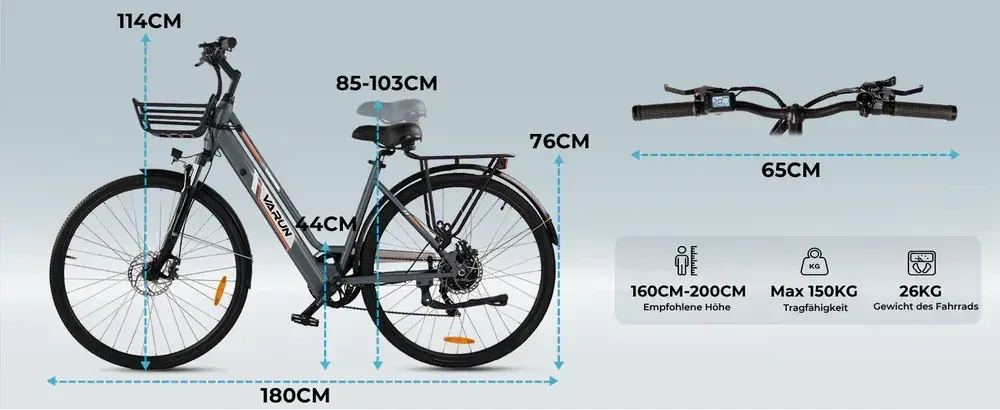 Varun C7008 Vélo Électrique Urbain image 2