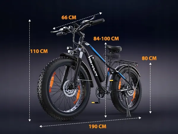 VARUN M26-2 PLUS avec moteur 250 W, assistance puissante en montée