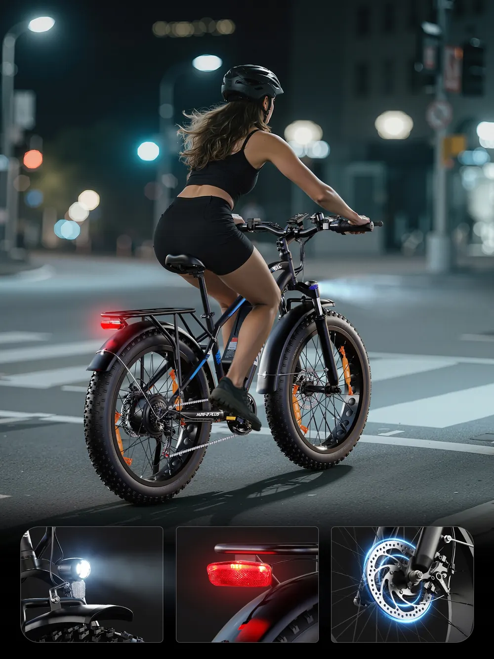 VARUN M26-2 PLUS cadre taille L, vélo électrique 48V 18AH