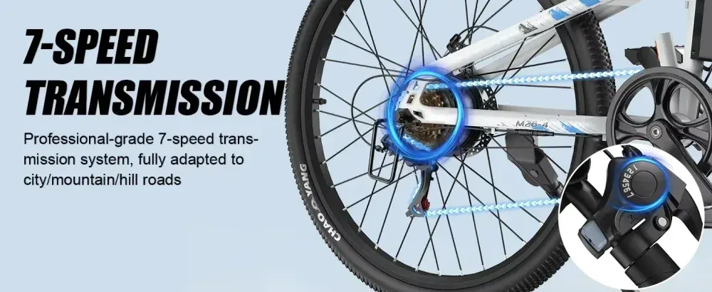 Varun M26-4 Vélo électrique pliant tout-terrain image 11