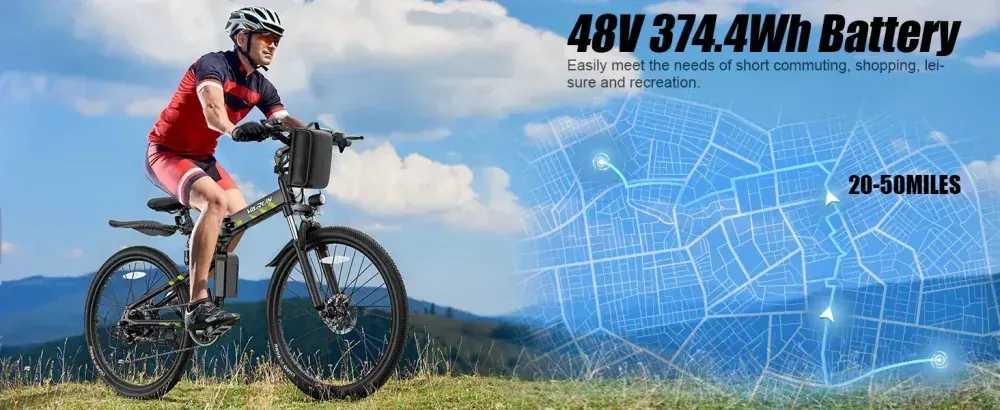 Varun M26-4 Vélo électrique pliant tout-terrain image 4