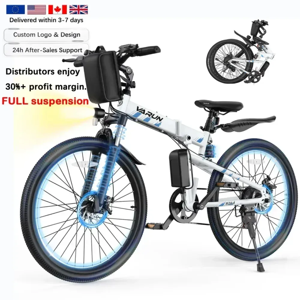 Varun M26-4 Vélo électrique pliant tout-terrain image 13