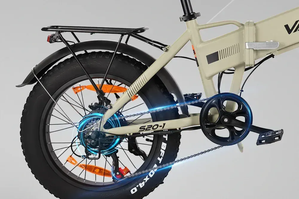 Varun S20-1 Vélo électrique Fat Bike pliant image 10