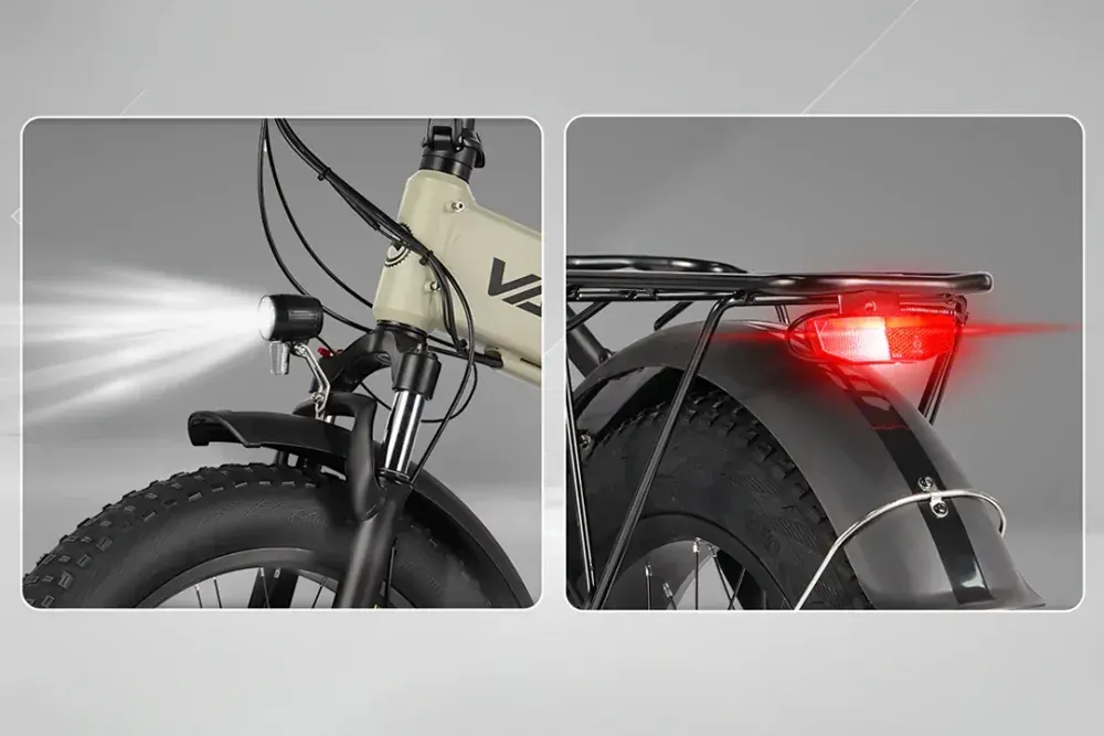 Varun S20-1 Vélo électrique Fat Bike pliant image 12