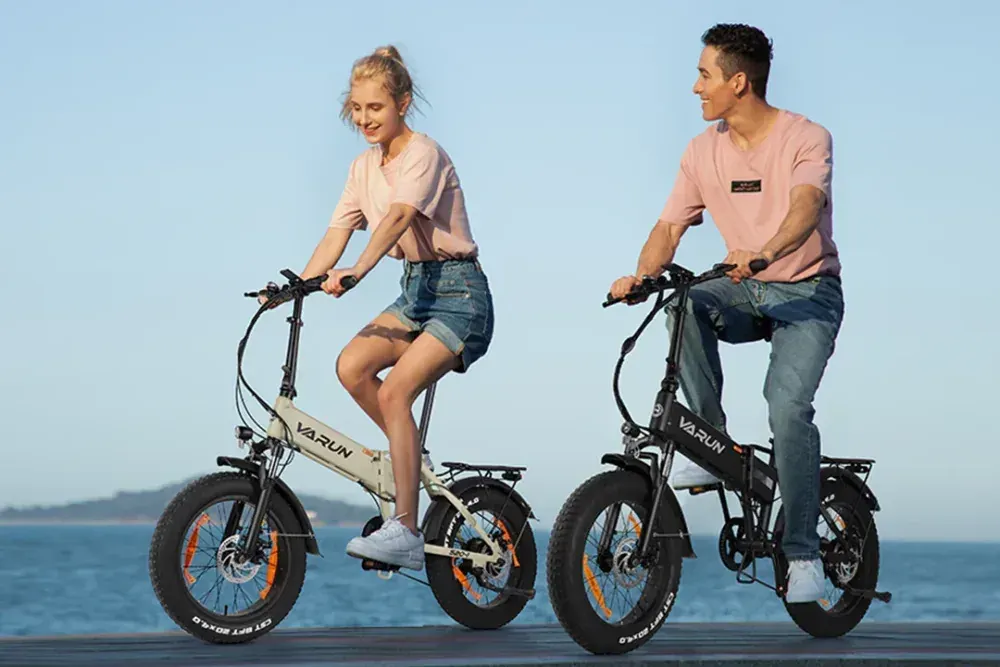 Varun S20-1 Vélo électrique Fat Bike pliant image 5