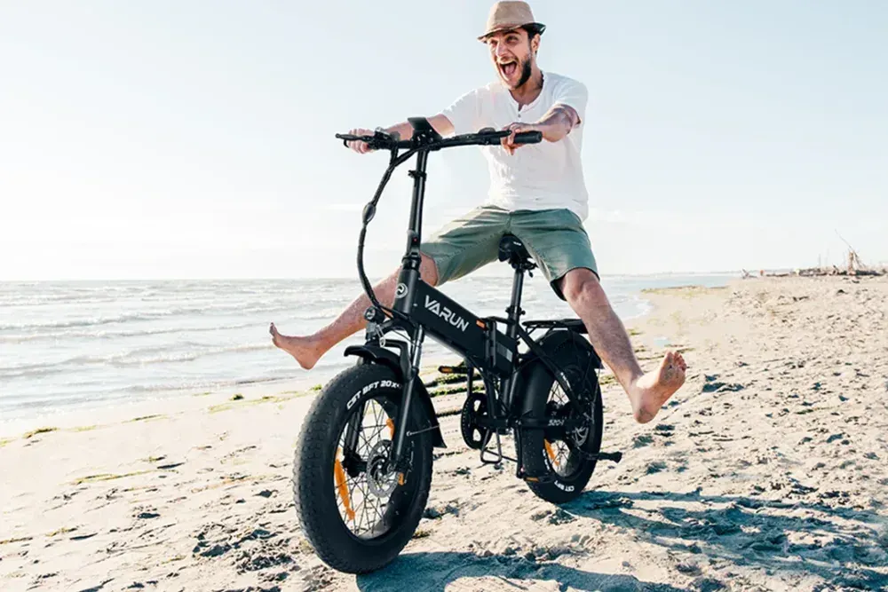 Varun S20-1 Vélo électrique Fat Bike pliant image 6