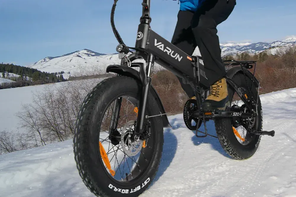Varun S20-1 Vélo électrique Fat Bike pliant image 7