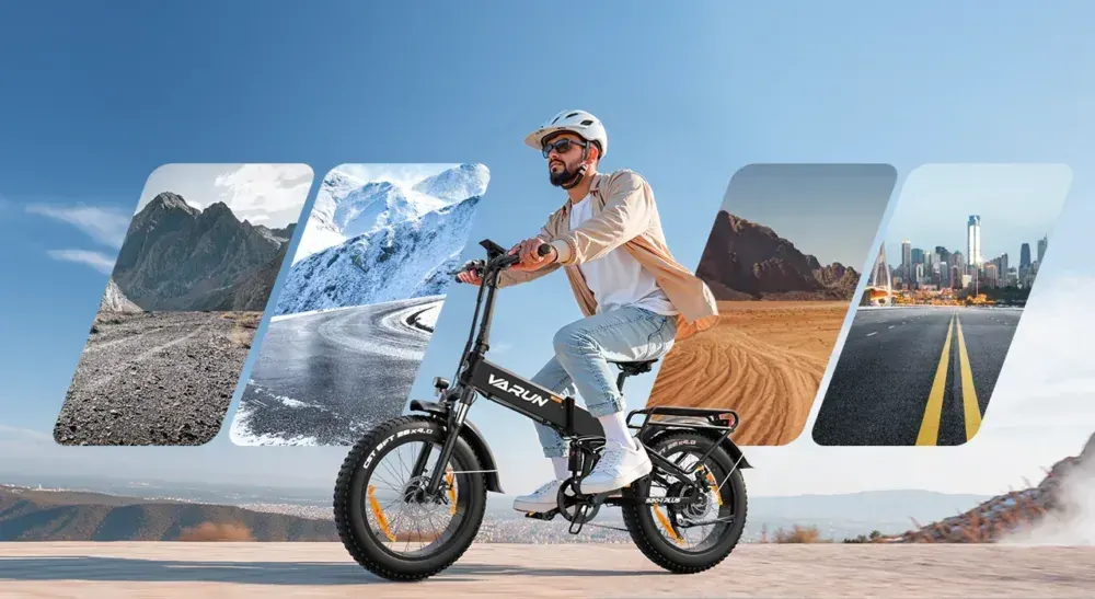 Varun S20-1 PLUS Vélo Électrique Fat Bike Pliable image 9