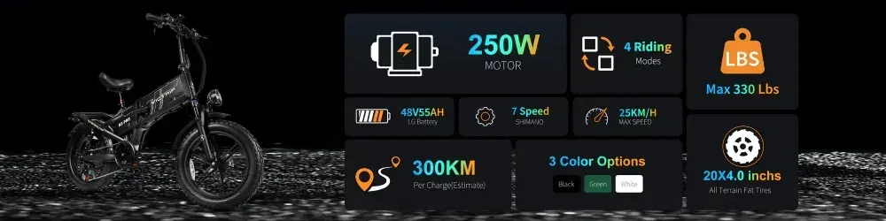 Moteur arrière 250W du Victrip R5 Pro, avec câblage étanche et moyeu robuste.