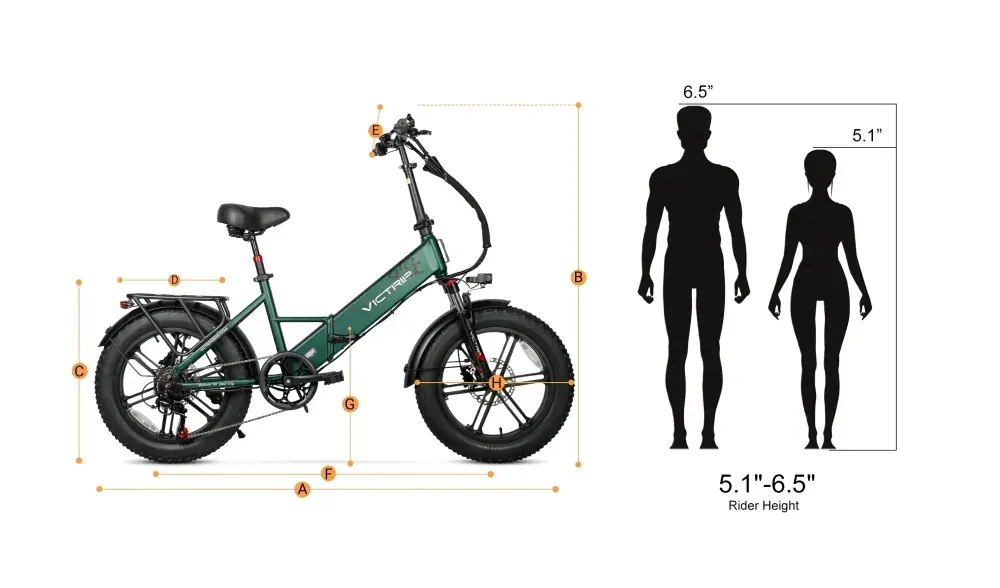 Victrip T5S Vélo Électrique Pliable image 2