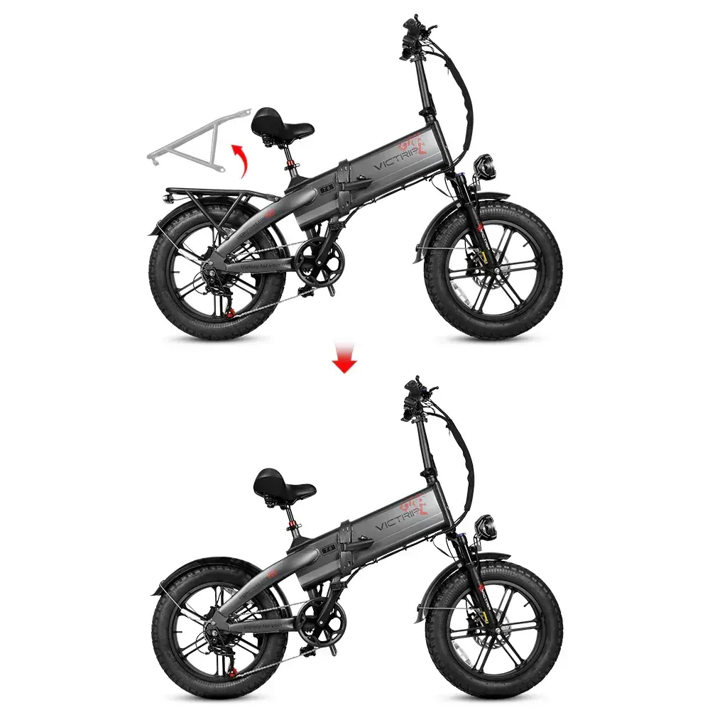 Victrip T6 Vélo électrique pliant longue autonomie image 8