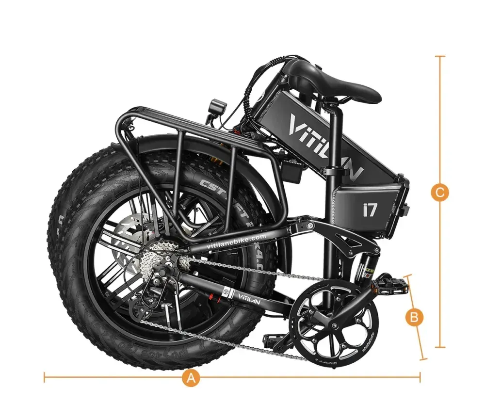 Vitilan I7 Pro Vélo Électrique Pliable Tout-Terrain image 3