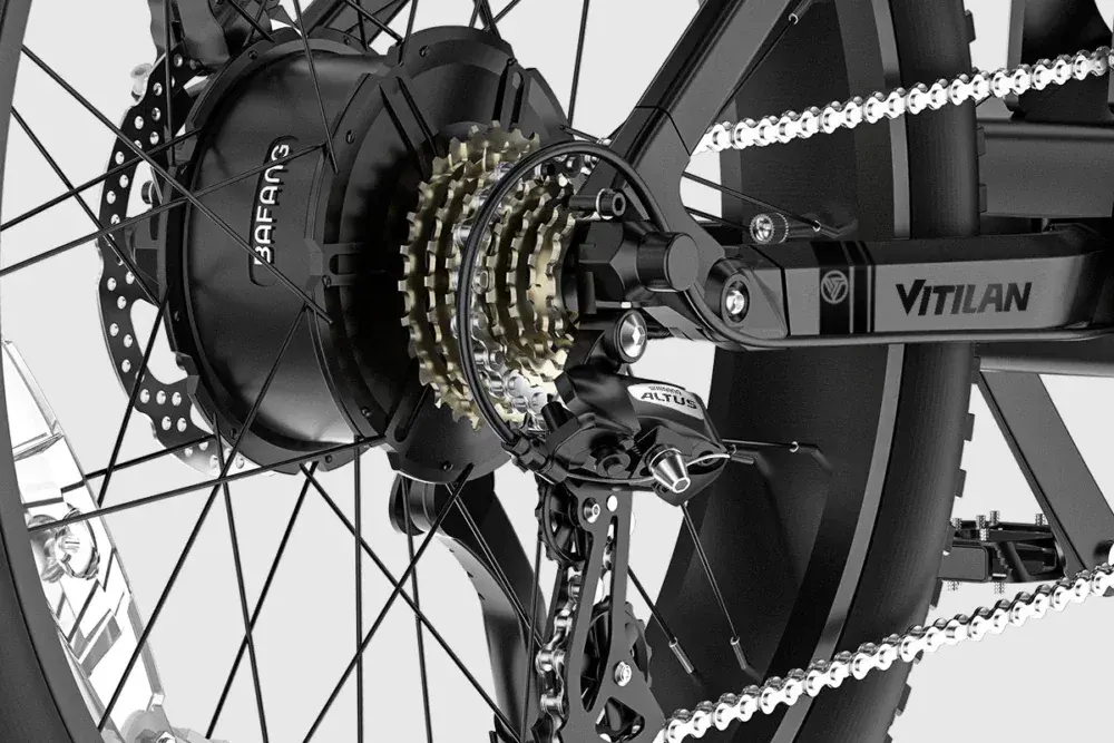 Vitilan T7PRO VTT électrique tout-suspendu image 11