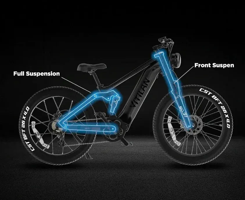 Vitilan T7PRO VTT électrique tout-suspendu image 7