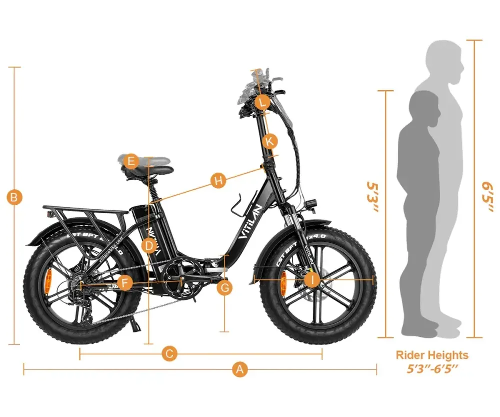 Vitilan U7+I7PRO COMBO, vue latérale complète des deux vélos électriques