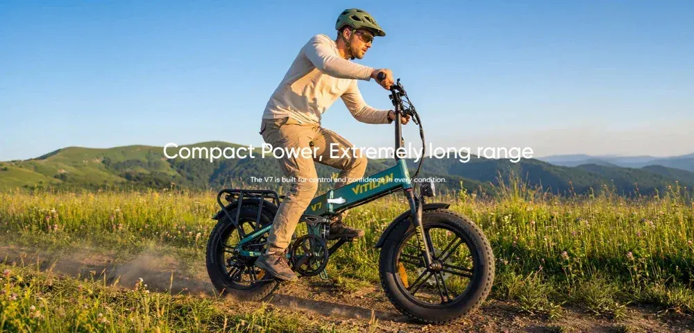 Vitilan V7, moteur 750W sur roue arrière, pneu large