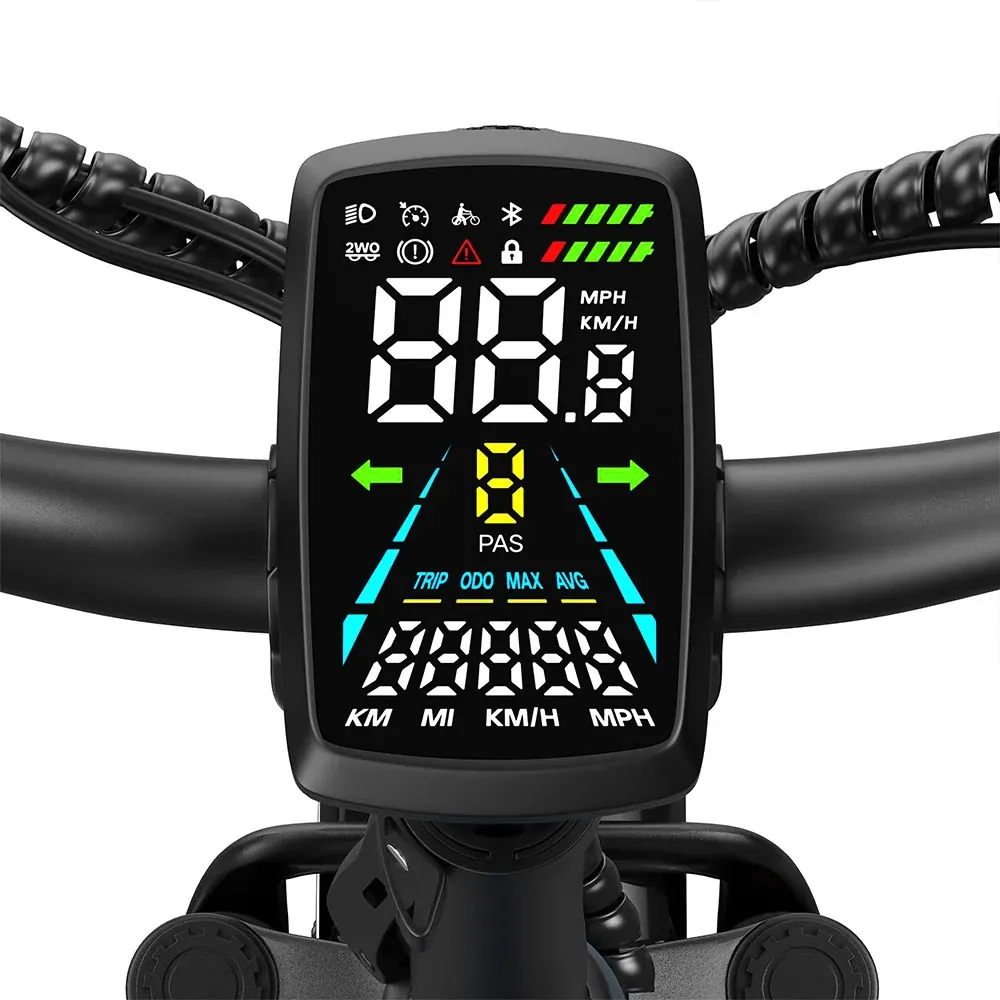 PIXAR F2 fat bike électrique pliant, roues de 20 pouces image 2