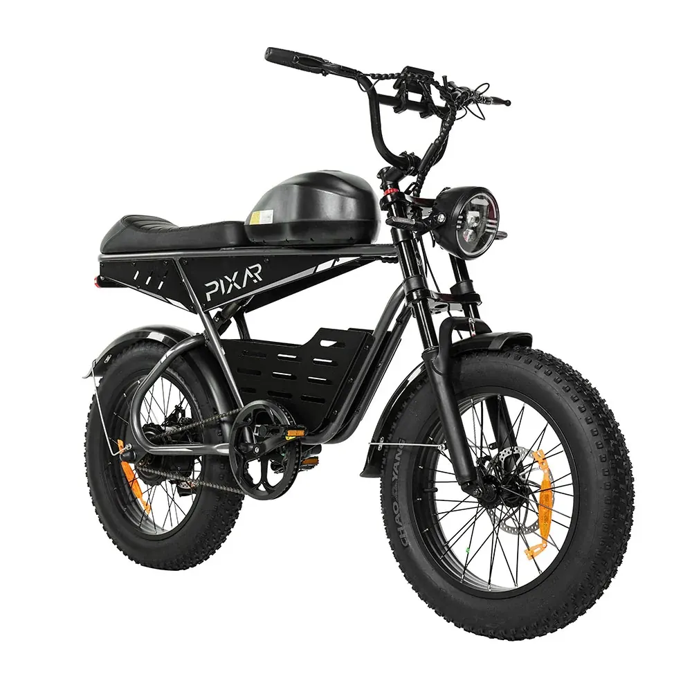 PIXAR Super fat bike électrique rétro à selle longue image 4