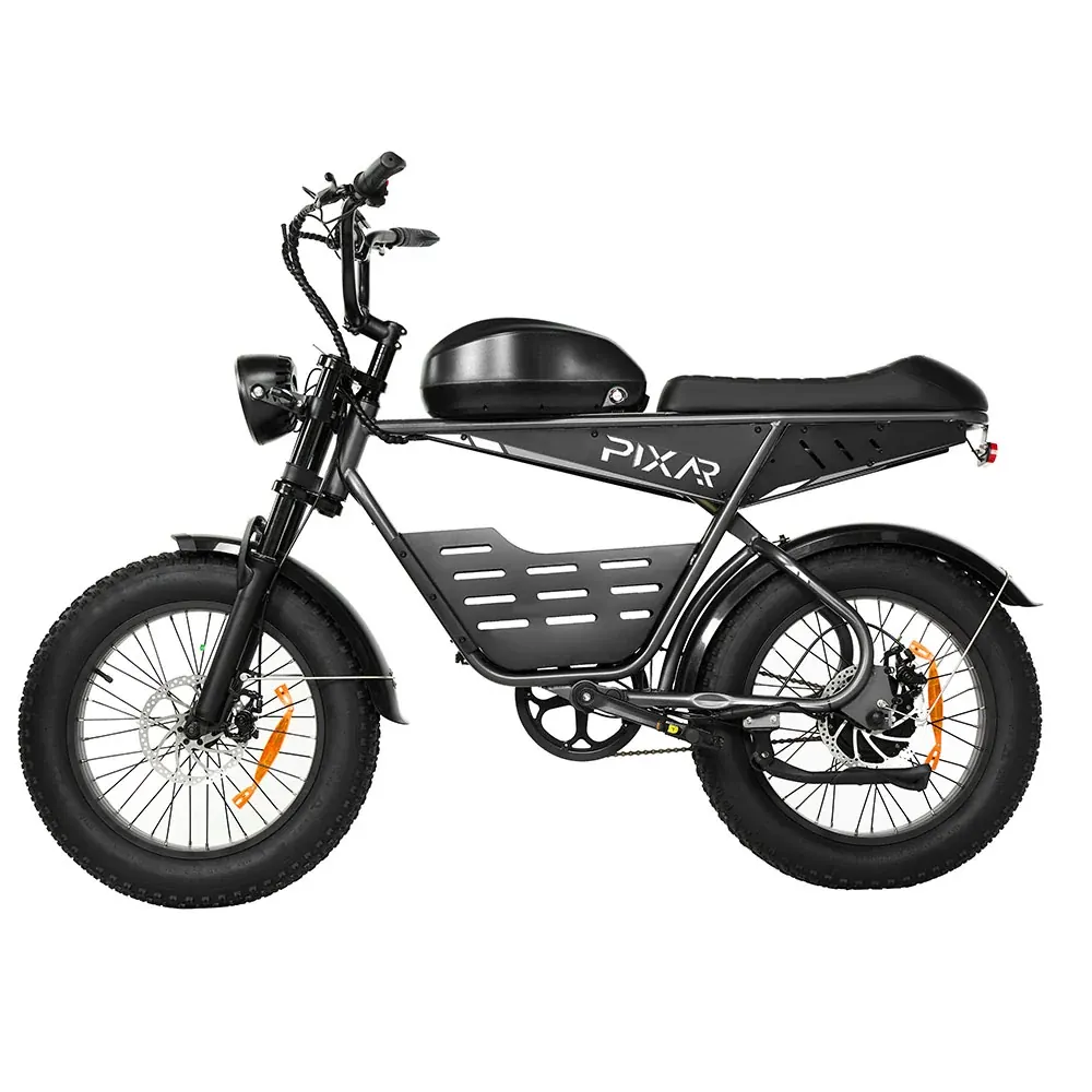 PIXAR Super fat bike électrique rétro à selle longue image 6